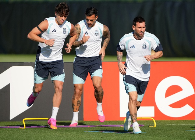 Messi bất ngờ không họp báo trước World Cup 2026, HLV Scaloni nói gì?- Ảnh 1. Messi bất ngờ không họp báo trước World Cup 2026, HLV Scaloni nói gì?- Ảnh 1.