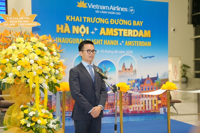 Vietnam Airlines chính thức khai thác đường bay thẳng Hà Nội - Amsterdam - Ảnh 3.