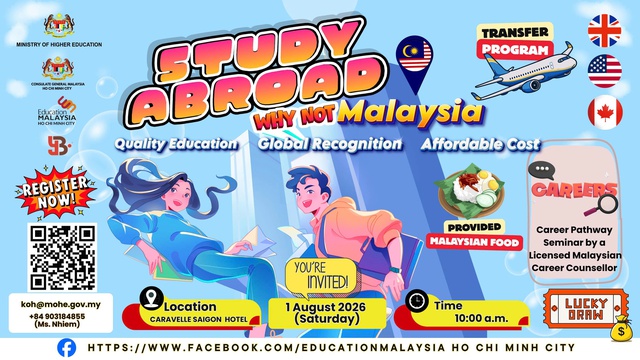 Cơ hội tiếp cận học bổng Malaysia và tư vấn hướng nghiệp quốc tế - Ảnh 1.