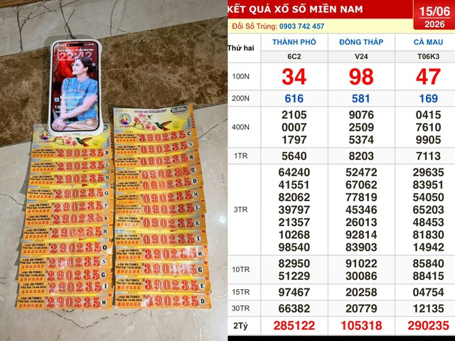 Trên đường tới công ty mua 3 tờ vé số, trúng độc đắc xổ số miền Nam - Ảnh 1.
