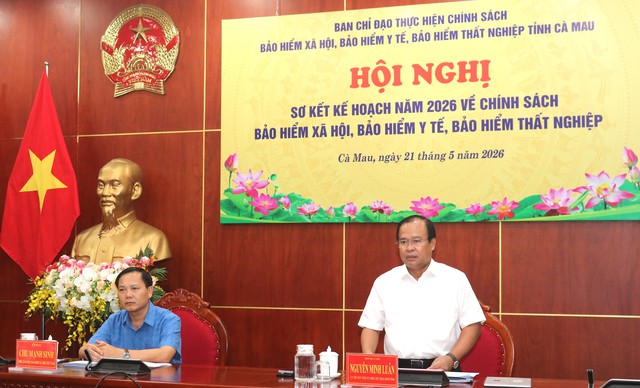 Ban Chỉ đạo tỉnh C&agrave; Mau quyết t&acirc;m ho&agrave;n th&agrave;nh c&aacute;c chỉ ti&ecirc;u BHXH, BHYT năm 2026 - Ảnh 1.