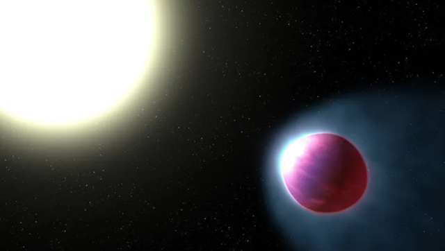 James Webb Space Telescope forecasts extreme weather on exoplanet that rains rubies and sapphires - Ảnh 1.