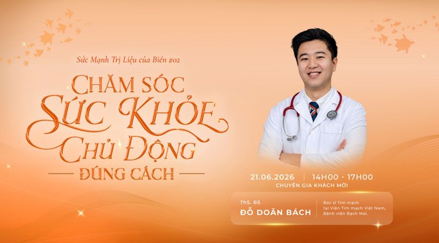 Chuyên gia Viện Tim mạch Việt Nam tư vấn sự kiện 'Sức Mạnh Trị Liệu Của Biển'- Ảnh 1. Chuyên gia Viện Tim mạch Việt Nam tư vấn sự kiện 'Sức Mạnh Trị Liệu Của Biển'- Ảnh 1.