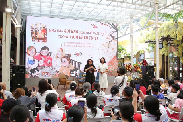 Hội sách thiếu nhi đầu tiên của siêu đô thị TP.HCM- Ảnh 4. Hội sách thiếu nhi đầu tiên của siêu đô thị TP.HCM- Ảnh 4.