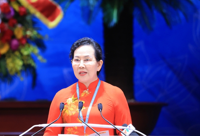 Bà Lê Thị Thủy tái đắc cử Chủ tịch Hội Liên hiệp Phụ nữ Việt Nam- Ảnh 1.