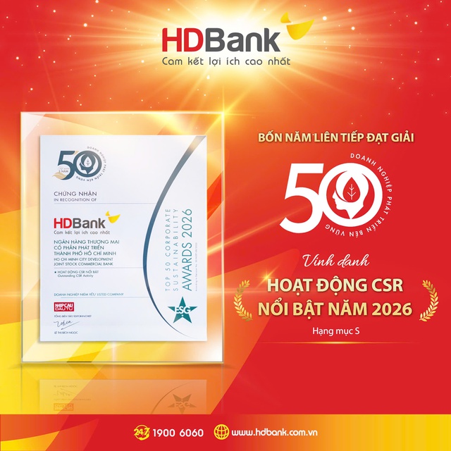 HDBank: Tăng trưởng ấn tượng song hành cùng trách nhiệm cộng đồng- Ảnh 1. HDBank: Tăng trưởng ấn tượng song hành cùng trách nhiệm cộng đồng- Ảnh 1.