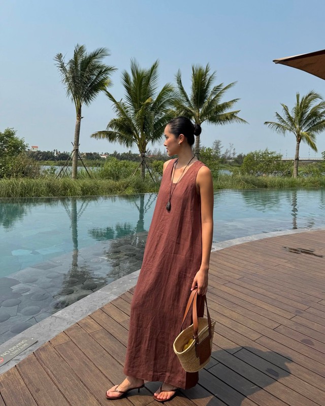Váy suông linen, đầm lụa satin: 2 thái cực thời trang chiếm trọn tủ đồ hè - Ảnh 4.