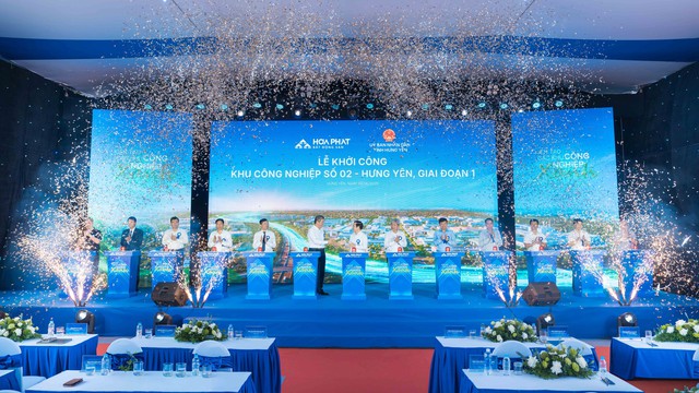 Hòa Phát khởi công khu công nghiệp hỗ trợ 2.823 tỉ đồng- Ảnh 1. Hòa Phát khởi công khu công nghiệp hỗ trợ 2.823 tỉ đồng- Ảnh 1.