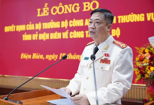 Trưởng ph&ograve;ng C03 Bộ C&ocirc;ng an l&agrave;m Ph&oacute; gi&aacute;m đốc C&ocirc;ng an tỉnh Điện Bi&ecirc;n- Ảnh 2.
