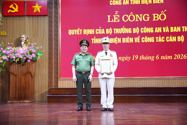 Trưởng phòng C03 Bộ Công an làm Phó giám đốc Công an tỉnh Điện Biên- Ảnh 1. Trưởng phòng C03 Bộ Công an làm Phó giám đốc Công an tỉnh Điện Biên- Ảnh 1.