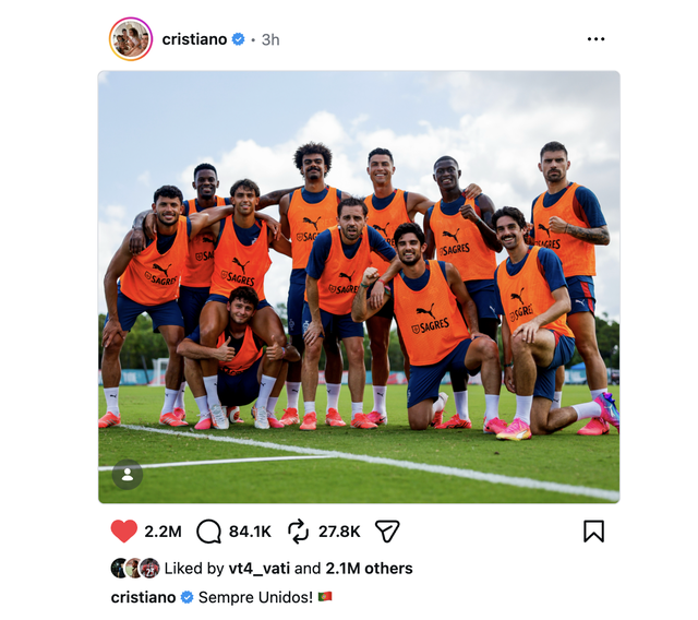 Ronaldo lên tiếng giữa cơn bão nội bộ đội tuyển Bồ Đào Nha xung đột dữ dội- Ảnh 1. Ronaldo lên tiếng giữa cơn bão nội bộ đội tuyển Bồ Đào Nha xung đột dữ dội- Ảnh 1.
