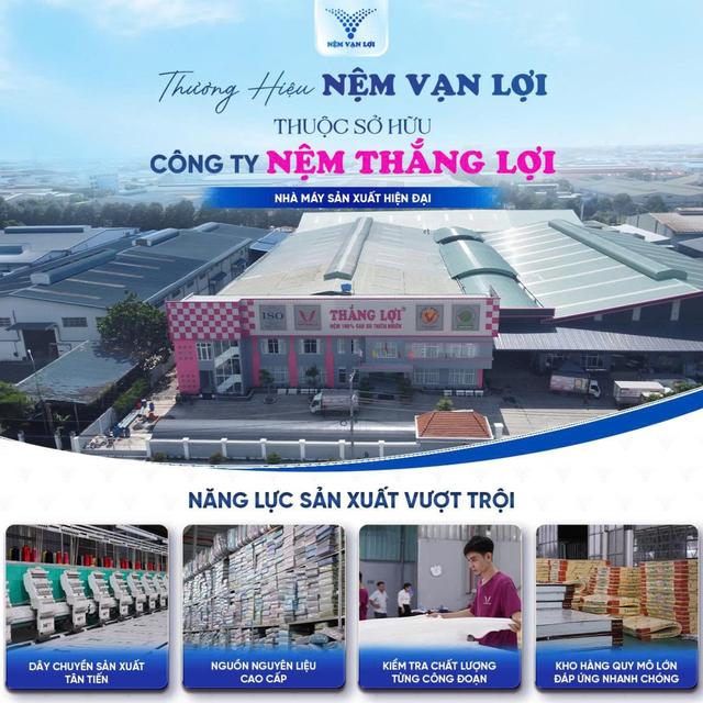 Nệm Thắng Lợi ra mắt thương hiệu Nệm Vạn Lợi, phục vụ mọi phân khúc khách hàng- Ảnh 1. Nệm Thắng Lợi ra mắt thương hiệu Nệm Vạn Lợi, phục vụ mọi phân khúc khách hàng- Ảnh 1.
