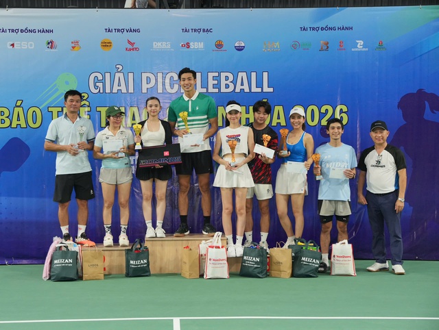 Tranh tài sôi nổi giải pickleball Báo Thể thao & Văn hóa 2026- Ảnh 3. Tranh tài sôi nổi giải pickleball Báo Thể thao & Văn hóa 2026- Ảnh 3.