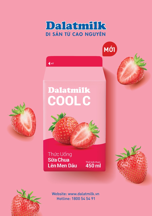 Dalatmilk ra mắt Thức Uống Sữa Chua L&ecirc;n Men D&acirc;u Dalatmilk Cool C - Ảnh 2.