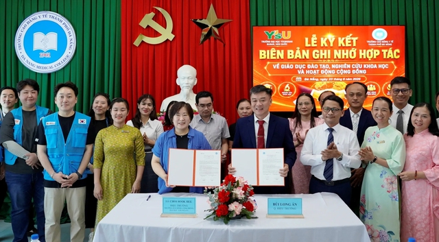 Sinh viên y Đà Nẵng ‘bước ra thế giới’ sau bắt tay với đại học Hàn Quốc - Ảnh 1.