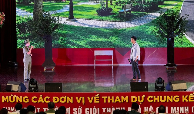 Hội thi Lực lượng tham gia bảo vệ an ninh, trật tự ở cơ sở giỏi TP.HCM - Ảnh 1.