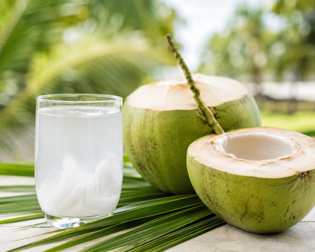 Nước ép nha đam hay nước dừa cấp nước tốt cho cơ thể? - Ảnh 1.