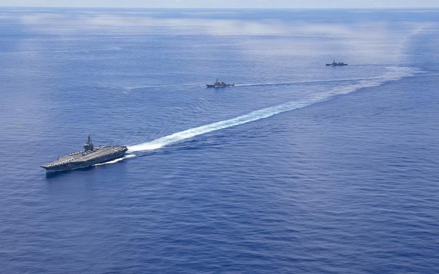 Hải qu&acirc;n Mỹ - Nhật khởi động cuộc tập trận Valiant Shield 2026 - Ảnh 2.
