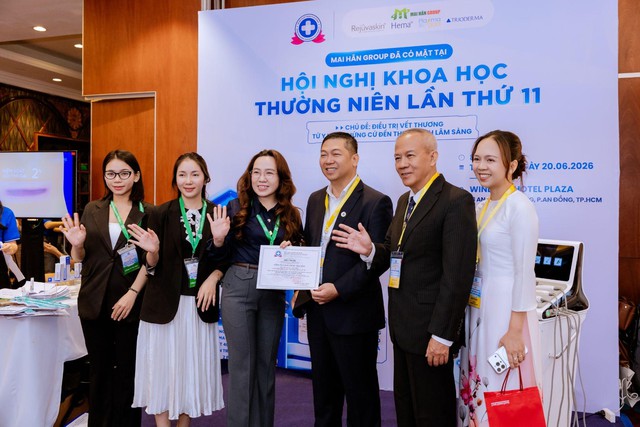 Mai Hân Group giữ nhịp kết nối cùng Hội Điều trị vết thương TP.HCM - Ảnh 1.