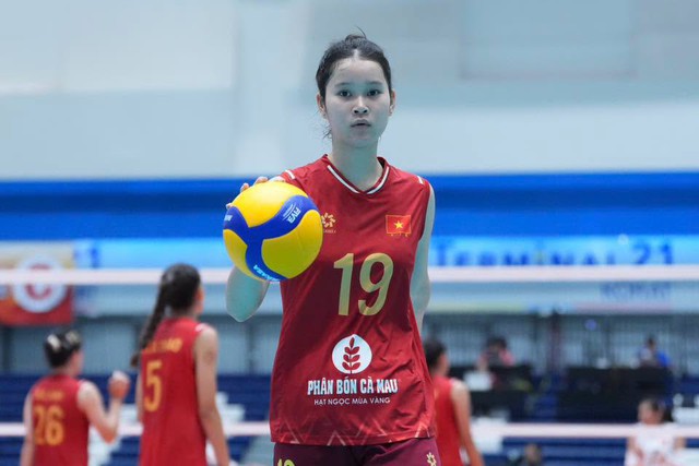 D&agrave;n sao trẻ b&oacute;ng chuyền nữ Việt Nam thắng chẻ tre ở giải U.18 Đ&ocirc;ng Nam &Aacute;- Ảnh 1.