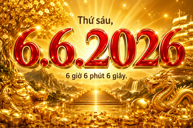6 giờ 6 ph&uacute;t 6 gi&acirc;y thứ s&aacute;u ng&agrave;y 26.6.2026, bạn c&oacute; chờ khoảnh khắc h&ocirc;m nay? - Ảnh 1.