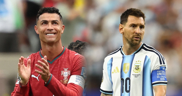 Ronaldo đáng yêu cỡ này, lại cứ bị so sánh với Messi: Anh khó chịu là phải! - Ảnh 2. Ronaldo đáng yêu cỡ này, lại cứ bị so sánh với Messi: Anh khó chịu là phải! - Ảnh 2.