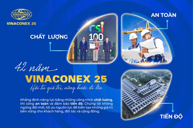 Vinaconex 25: Hội tụ gi&aacute; trị, vững bước đi l&ecirc;n- Ảnh 1.