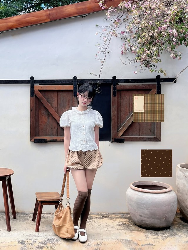 Mặc đẹp kh&ocirc;ng kh&oacute; ng&agrave;y h&egrave; với những kiểu &aacute;o tay ngắn- Ảnh 5.