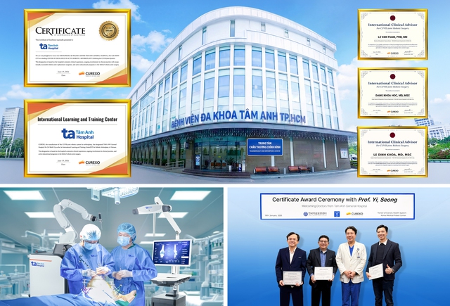 Bệnh viện T&acirc;m Anh trở th&agrave;nh trung t&acirc;m quốc tế xuất sắc thay khớp bằng Robot AI- Ảnh 3.