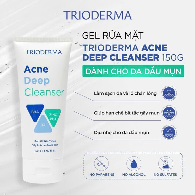 Sữa rửa mặt n&ecirc;n c&oacute; trong routine da dầu mụn của Trioderma?  - Ảnh 3.
