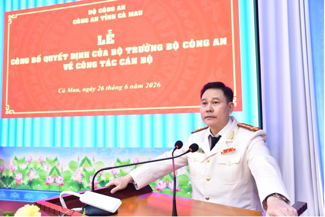Ph&oacute; gi&aacute;m đốc C&ocirc;ng an Đồng Nai giữ chức Ph&oacute; gi&aacute;m đốc C&ocirc;ng an tỉnh C&agrave; Mau- Ảnh 2.
