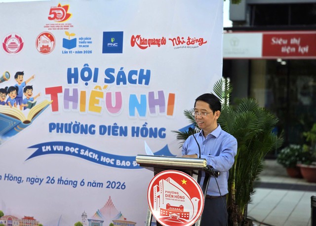 Hội s&aacute;ch thiếu nhi đưa s&aacute;ch đến tận chung cư- Ảnh 1.