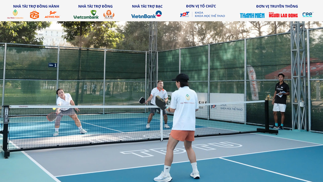 Độc Lập v&agrave; Ho&agrave;ng Quỳnh đăng quang giải pickleball tại Trường ĐH T&ocirc;n Đức Thắng- Ảnh 2.