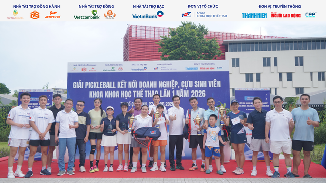 Độc Lập v&agrave; Ho&agrave;ng Quỳnh đăng quang giải pickleball tại Trường ĐH T&ocirc;n Đức Thắng- Ảnh 3.