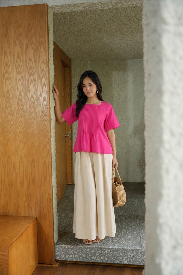 Thanh lịch chuẩn 'sang trọng m&agrave; kh&ocirc;ng ph&ocirc; trương' c&ugrave;ng những thiết kế linen tối giản- Ảnh 2.