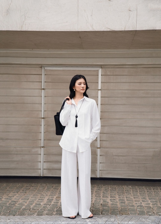 Thanh lịch chuẩn 'sang trọng m&agrave; kh&ocirc;ng ph&ocirc; trương' c&ugrave;ng những thiết kế linen tối giản- Ảnh 7.
