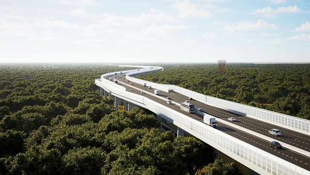 Đồng Nai: Ng&agrave;y mai khởi c&ocirc;ng 13 km đường tr&ecirc;n cao xuy&ecirc;n khu bảo tồn- Ảnh 1.