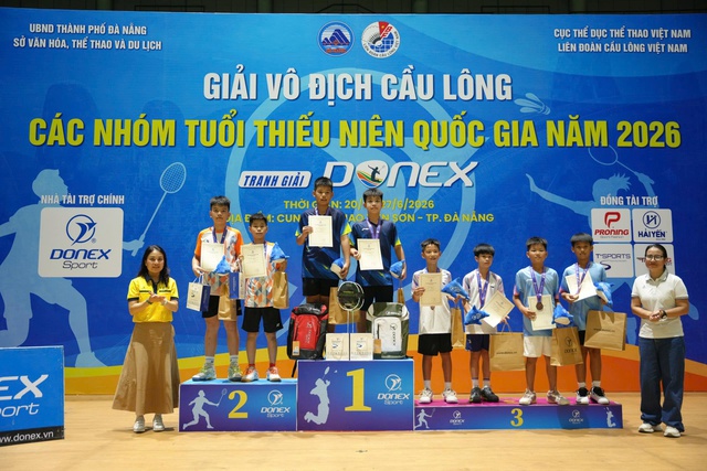 Đo&agrave;n TP.HCM thắng lớn tại giải v&ocirc; địch cầu l&ocirc;ng thiếu ni&ecirc;n quốc gia 2026- Ảnh 3.