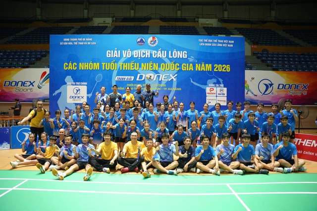 Đo&agrave;n TP.HCM thắng lớn tại giải v&ocirc; địch cầu l&ocirc;ng thiếu ni&ecirc;n quốc gia 2026- Ảnh 4.