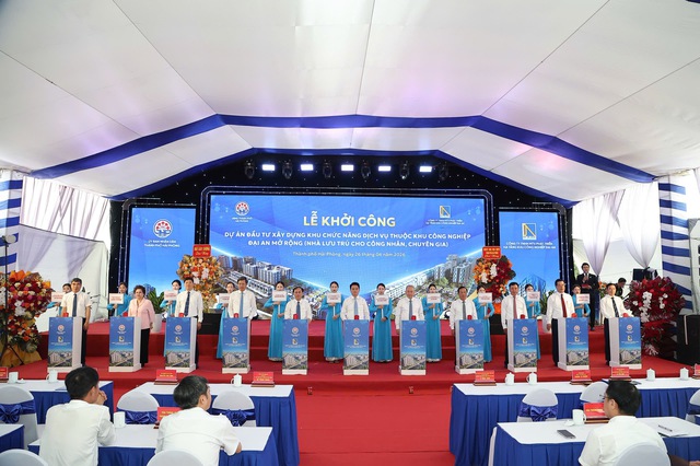 Hải Ph&ograve;ng khởi c&ocirc;ng khu nh&agrave; lưu tr&uacute; hơn 1.100 tỉ đồng - Ảnh 1.