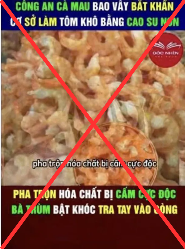 Hậu quả kh&oacute; lường từ tin giả về t&ocirc;m kh&ocirc; C&agrave; Mau- Ảnh 1.