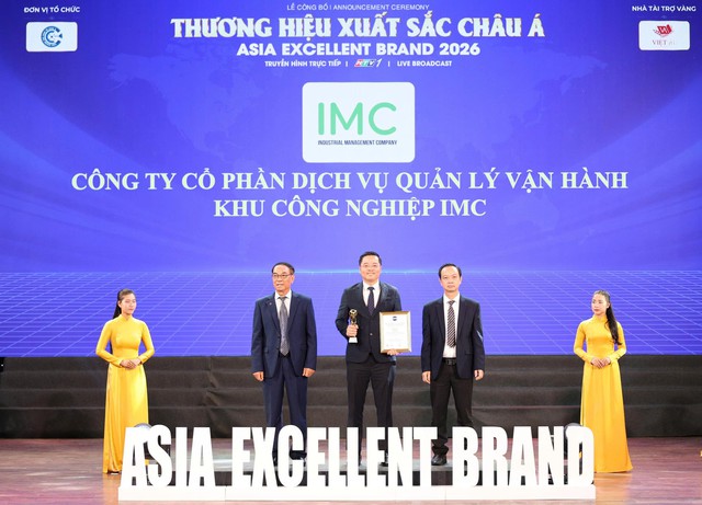 IMC lọt Top 10 Thương hiệu xuất sắc ch&acirc;u &Aacute; 2026- Ảnh 1.
