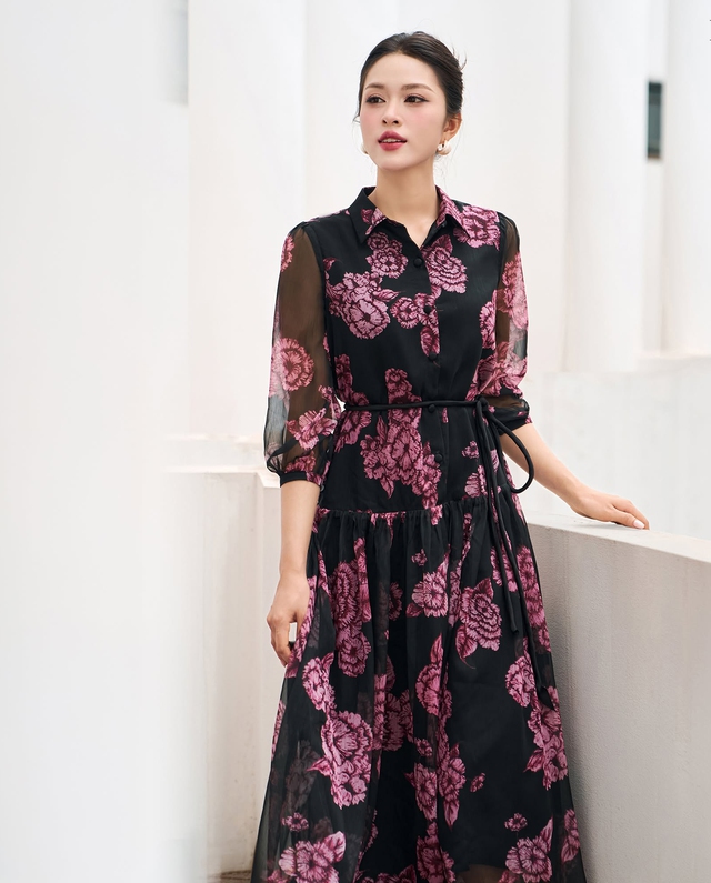 Váy hoa nhí, đầm chấm bi và loạt họa tiết nổi bật 'đổ bộ' đường phố- Ảnh 3.