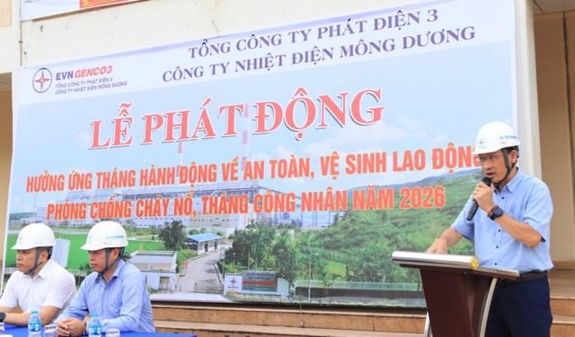 Nhiệt điện M&ocirc;ng Dương n&acirc;ng cao an to&agrave;n lao động- Ảnh 1.