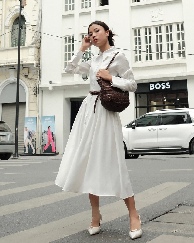 Chẳng sợ ngày bận rộn khi đã có đầm sơ mi thanh lịch - Ảnh 7.