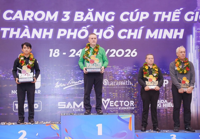 Billiards: Nhà vô địch quốc gia bị loại sốc tại 'World Cup Việt Nam'- Ảnh 2. Billiards: Nhà vô địch quốc gia bị loại sốc tại 'World Cup Việt Nam'- Ảnh 2.