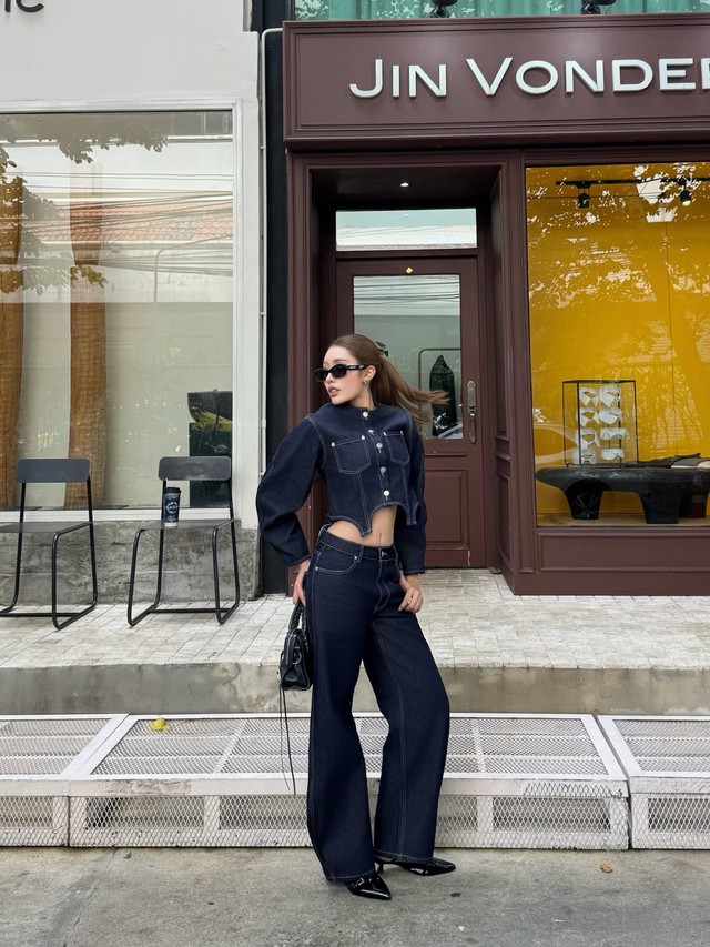 Sở hữu đôi chân dài nhờ bản phối thông minh với quần jeans- Ảnh 4.