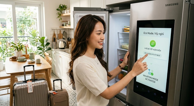 Chế độ 'nghỉ dưỡng' tr&ecirc;n tủ lạnh gi&uacute;p tiết kiệm điện kh&ocirc;ng phải ai cũng biết - Ảnh 1.