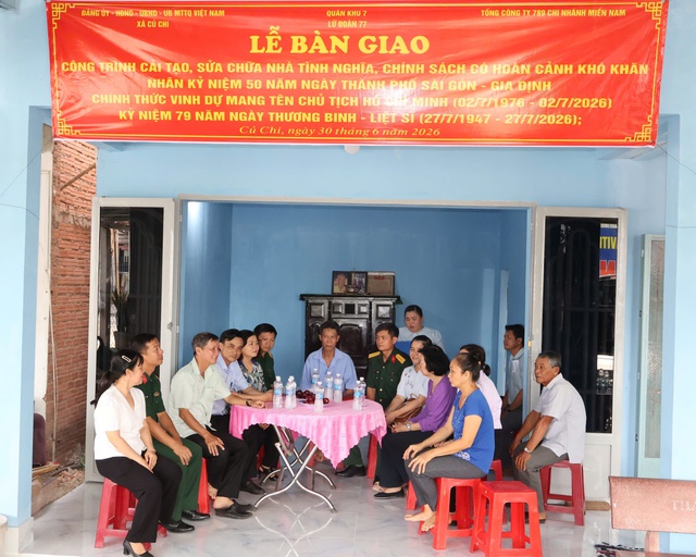 Xã Củ Chi thiết thực chăm lo gia đình chính sách dịp 2.7 và 27.7 - Ảnh 2.