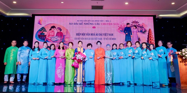 Lan tỏa giá trị áo dài qua chương trình 'Áo dài gắn kết gia đình Việt' - Ảnh 3.